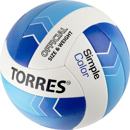 Купить Мяч волейбольный Torres Simple Color любительский р.5 в Волхове 